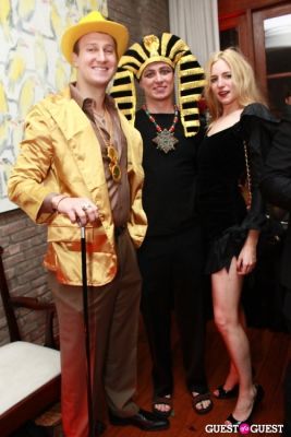 collin eckles in R. Couri Hay's Le Bal Vampire II Halloween party at home 2010