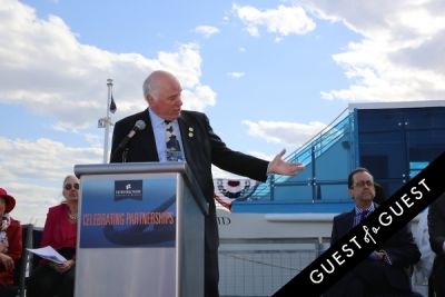 terry macrae in Hornblower Re-Dedication & Christening at South Seaport's Pier 15