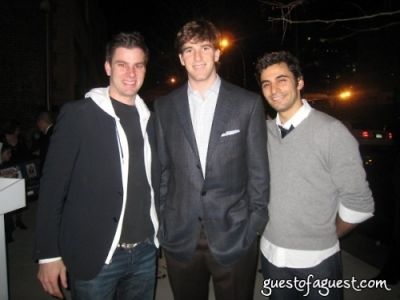 eli manning in Tim and Jason at the SI Party and Aspen