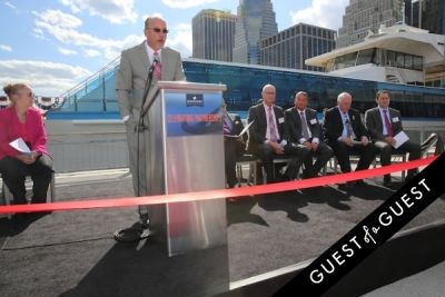 tom d-amato in Hornblower Re-Dedication & Christening at South Seaport's Pier 15