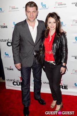 sasha cohen in Stand Up for a Cure 2013 with Jerry Seinfeld