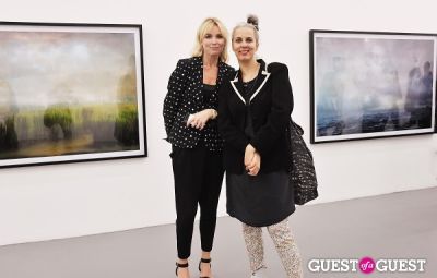 shoplifter in Kim Keever opening at Charles Bank Gallery