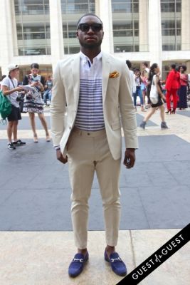 yves kouame in NYFW Style From the Tents: Street Style Day 3