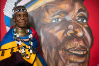 Belvedere Celebrates (RED) and Partnership with South African Artist, Esther Mahlangu at the Dusable Museum in Chicago #124