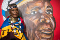 Belvedere Celebrates (RED) and Partnership with South African Artist, Esther Mahlangu at the Dusable Museum in Chicago #131