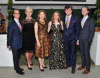 L-R: Wolf Burchard, Lynne Rickabaugh, Catherine Casteel Olasky, Chelcey Berryhill, Maximilian P. Sinsteden and Robbie Gordy attend the The Royal Oak Foundation's FOLLIES at the Art Director's Club in New York, NY on October 5, 2016.  (Photo by Stephen Smith)
