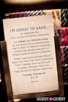Join Saks, Allegri and Michelle Alves to Celebrate High School of Fashion Industries #49