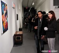 Retrospect exhibition opening at Charles Bank Gallery #98