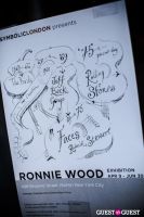 The Rolling Stones' Ronnie Wood art exhibition "Faces, Time and Places" at Symbolic Gallery #23