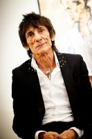 The Rolling Stones' Ronnie Wood art exhibition "Faces, Time and Places" at Symbolic Gallery #62