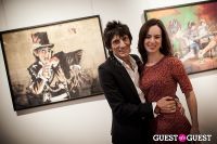 The Rolling Stones' Ronnie Wood art exhibition "Faces, Time and Places" at Symbolic Gallery #155