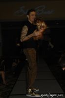 Celebrity Dog Stylist Jorge Bendersky and his dog Tito working the runway