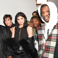 Kanye West Supports Kendall & Kylie At The Launch Of Their New Line In NYC