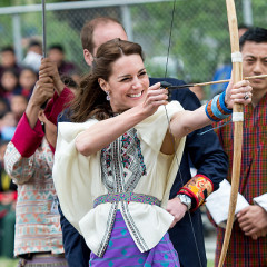 10 Photos Of Kate Middleton Doing Bizarre Things While Looking Fabulous In India & Bhutan