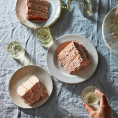 Pink Champagne Cake Is Your New Dinner Party Staple