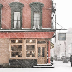 Scenes From A Blizzardy Morning In New York