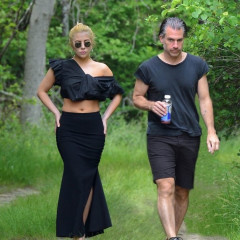 Lady Gaga Went Hiking In Heels In The Hamptons