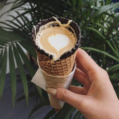 Where To Get Waffle Cone Lattes In NYC This Weekend