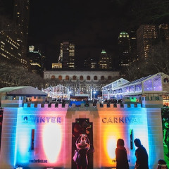 A Giant, Lego-Like Ice Castle Is Heading To Bryant Park
