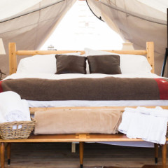 You Can Now Go Glamping on Governors Island!