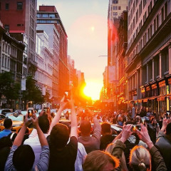 The Best Instagrams From Manhattanhenge 2018