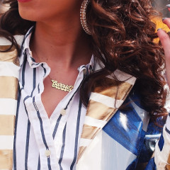 Carrie Bradshaw's Iconic Nameplate Necklace Is BACK!
