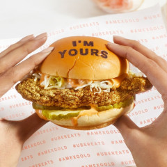 Forget Candy Hearts - Send Your Love A Gold-Dusted Chicken Sando This V-Day