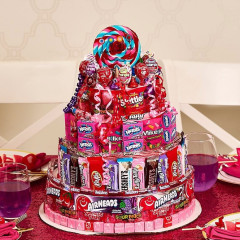 This Valentine's Day-Themed Candy Tower Totally Beats A Box Of Chocolates