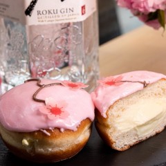Snag Boozy, Blooming Cherry Blossom Doughnuts This Weekend!