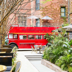 You Can Now Sip Cocktails Atop A Vintage Double-Decker Bus In Chelsea!