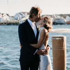 Montauk's Ultimate Cool Surfer Girl Quincy Davis Marries In A Stunning Waterfront Ceremony