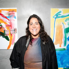Stephanie Ketty's Colorful Debut Art Show Brought Out The City's Coolest