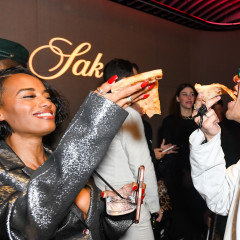 Saks Kicked Off Fashion Week With Emma Roberts, Charli XCX & Lots Of Pizza