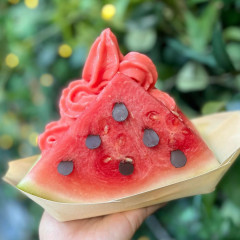 Take A Bite Out Of Summer With Dominique Ansel's Watermelon Soft Serve!