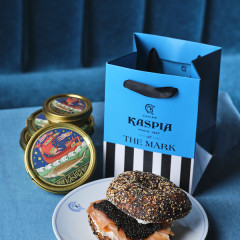 Posh PSA: Caviar Kaspia Debuts A Limited-Edition Bagel Bursting With.. Well, Caviar - Duh!