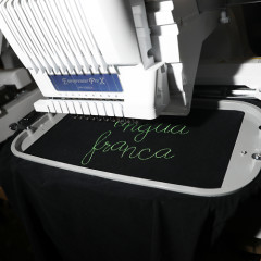 Free Embroidery!? Lingua Franca Launches Their New In-Store On-Demand Service