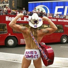 Naked Cowboy To Finally Afford A Pair Of Pants