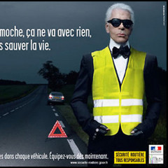 Karl Lagerfeld Cares About Your Safety