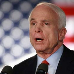 John McCain Hits Water Mill