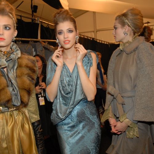 From The Tents: Zac Posen, Isaac Mizrahi, Douglas Hannant, Katy Rodriguez, And Christian Siriano...