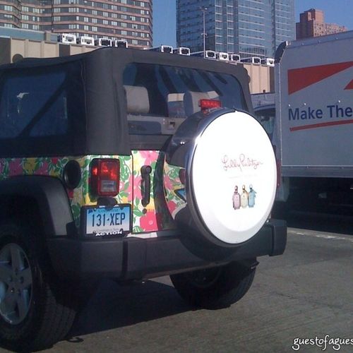 You Know Spring Is Just Around The Corner When...You Spot A Lilly Pulitzer Jeep Drive By...