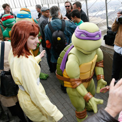 The Teenage Mutant Ninja Turtles Turn 25, Go On Tour, And Light Up The Empire State Building