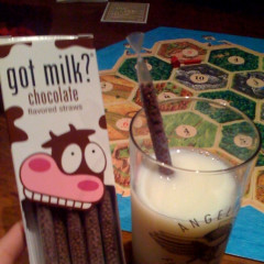 The Best Guests Come Bearing Gifts...Chocolate Flavored Straws