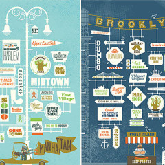 The Best Guests Come Bearing Gifts...NYC Posters By Jim Datz