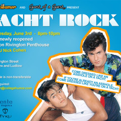 Exclusive Newsletter Giveaway: Tickets To GofG And College Humor's Yacht Rock Party! 