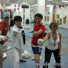 Olympians Host Fiesty Fencing Clinic