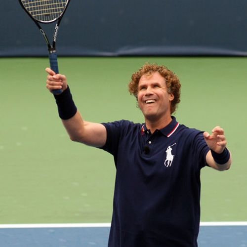 Will Ferrell Takes His Place Among The Tennis Greats