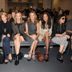 Photo Of The Day: A Pretty Fierce Front Row At Calvin Klein