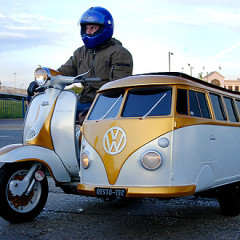 The Best Guests Come Bearing Gifts...The VW Motorcycle Sidecar