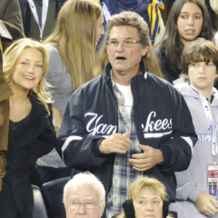 Kate Hudson, Kurt Russell, And Michelle Obama At World Series